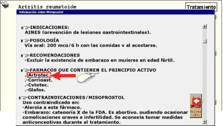 Informe del principio activo