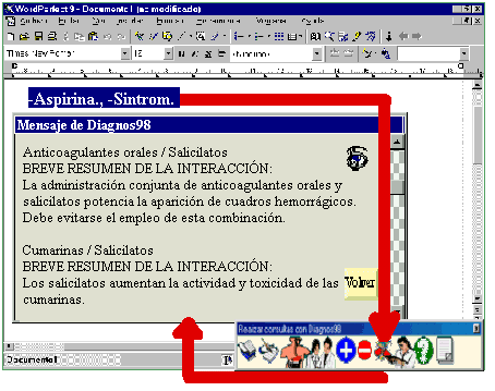 Comunicaci�n Diagnos98 con otro programas